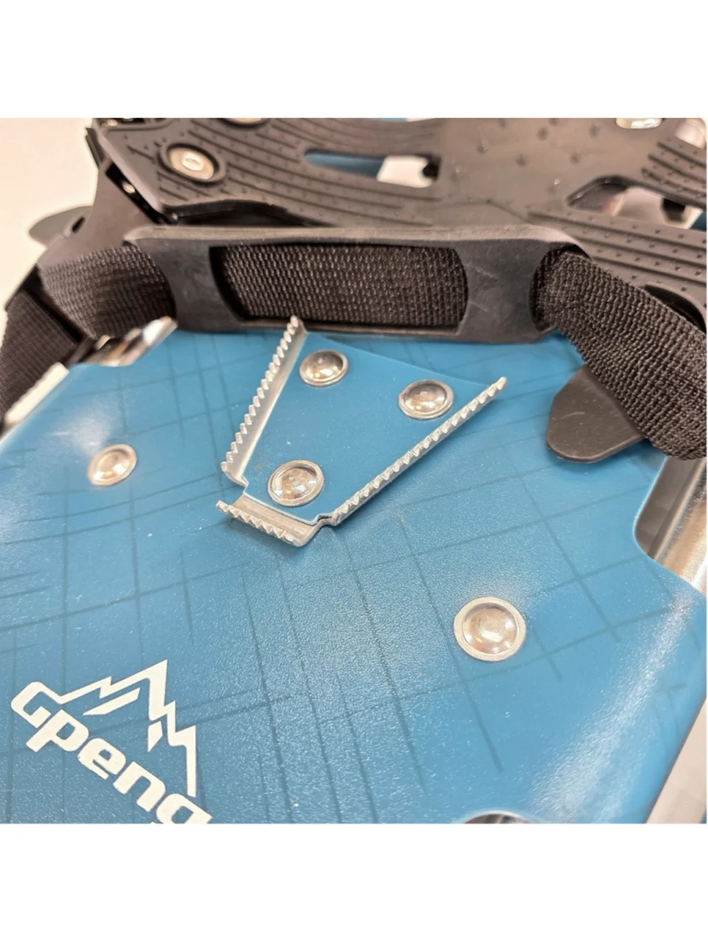 Gpeng X21 Snowshoes 21” 70-150 lb Teal Aluminum Winter Hiking Traction Bag - Picture 10 of 12